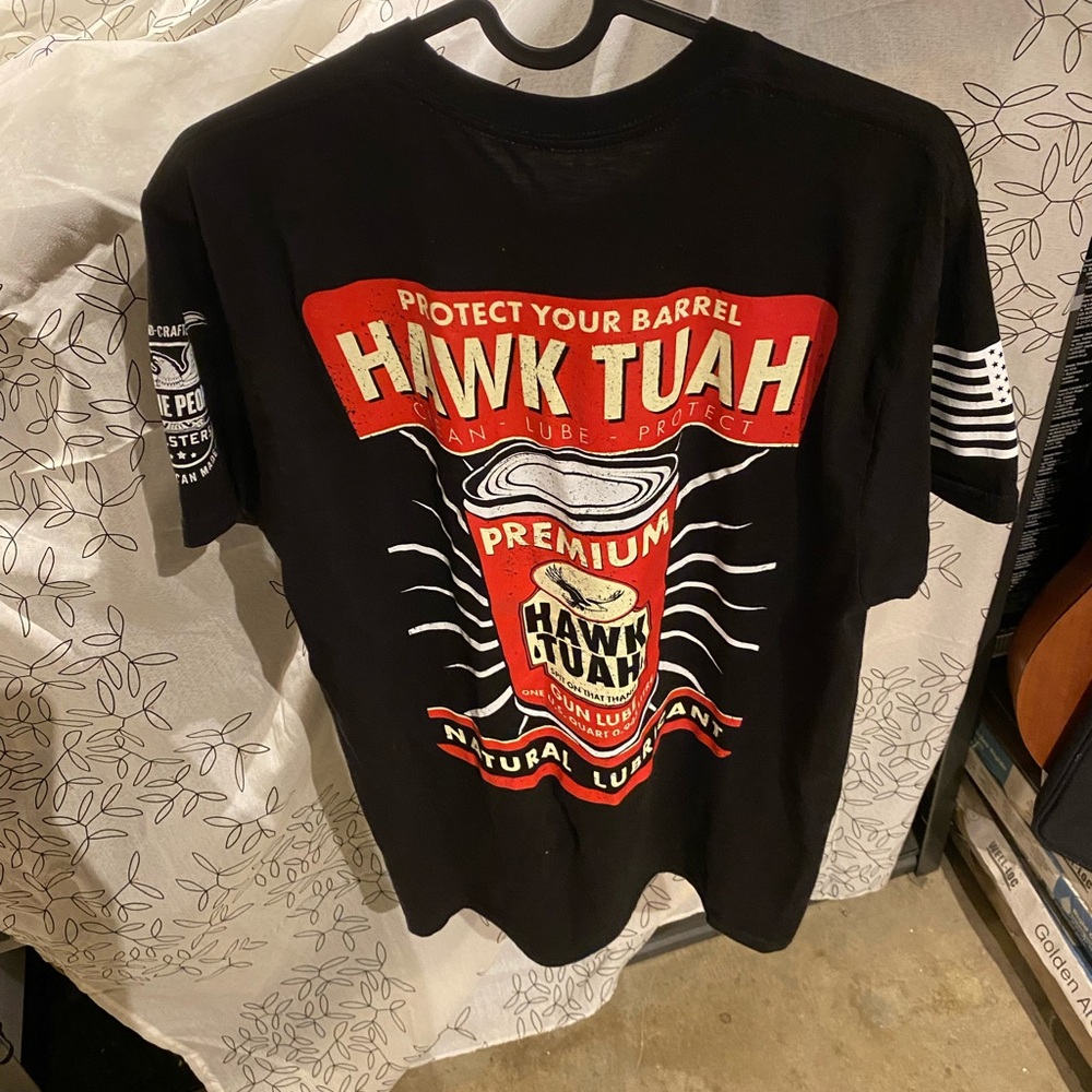 Large Hawk Tua TShirt 
Funny comedic shirt